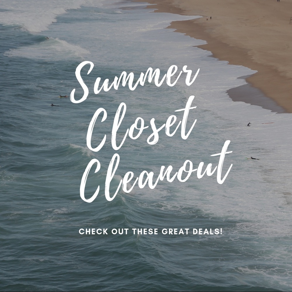 Summer Closet Cleanout Deals!